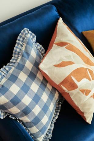 bantal cek john lewis gingham