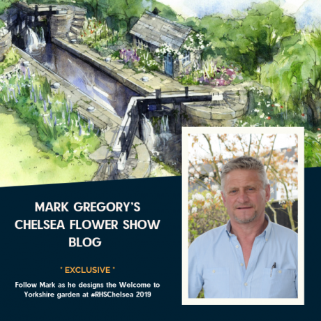 Chelsea Flower Show 2019 - Mark Gregory, perancang taman Welcome to Yorkshire garden, meluncurkan blog eksklusif di House Beautiful UK