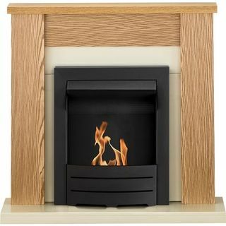 Suite Perapian Adam Solus di Oak dengan Colorado Bio Ethanol Fire