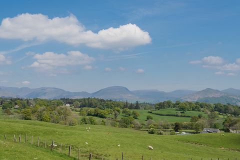Pemandangan pedesaan Cumbria