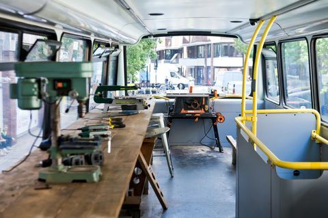 Tur bus Gumtree Upcycle Revolution