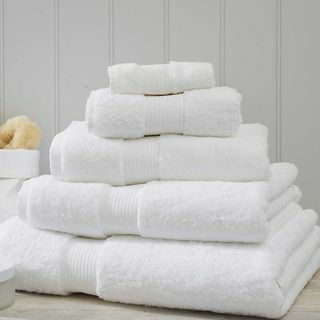 THE WHITE COMPANY Handuk katun Mesir super jumbo mewah 180cm x 115cm