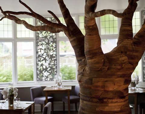 The Green House Hotel - Bournemouth - Arbour restaurant - tree-upclose