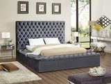 Tempat Tidur Gray Velvet