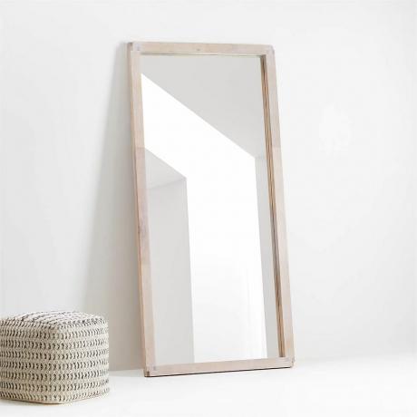 Sune Whitewashed Floor Mirror