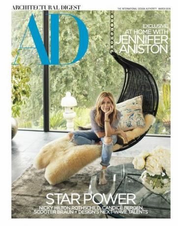 Architectural Digest - edisi Maret 2018 - Jennifer Aniston