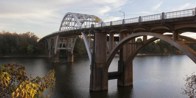 jembatan Edmund pettus, selma, alabama, usa