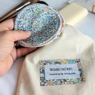 Personalized Liberty Print Reusable Face Wipes