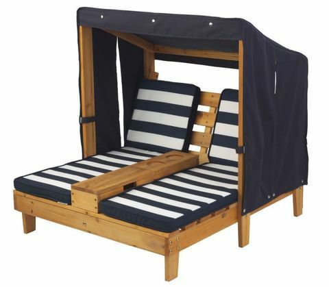 Set lounger dari kayu, Wayfair