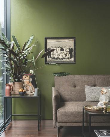 Ruang tamu Green Farrow & Ball