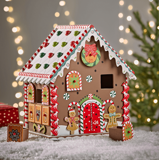 Kalender Advent Rumah Gingerbread