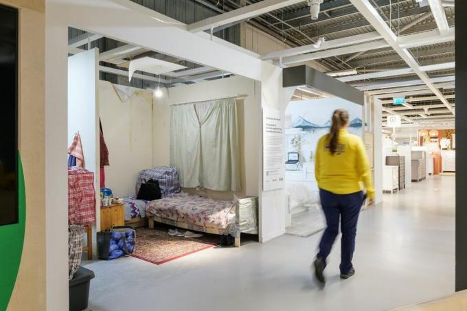 ikea shelter kamar kehidupan nyata, bristol