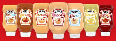 heinz manis saus tomat dan saus buffaranch