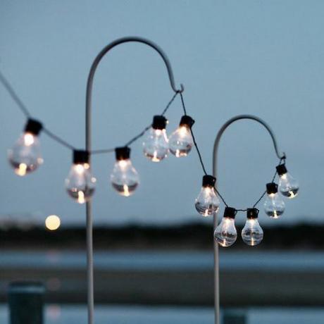 20 Warm White Carnival Solar Festoon Lights