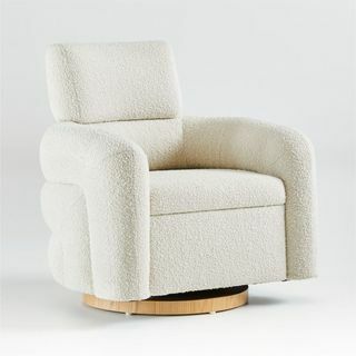 Snoozer Cream Swivel Glider