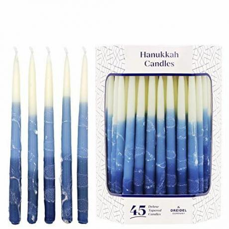 Lilin Hanukkah yang Dihiasi Tangan