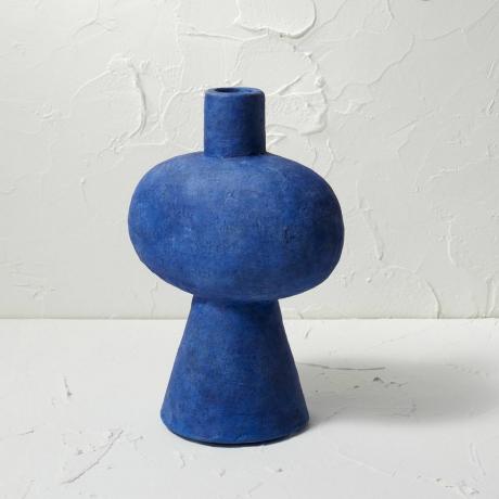 Ceramic Figural Vase Blue - Opalhouse™ dirancang dengan Jungalow™