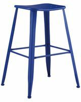 Sherwood Cobalt Blue Metal Bar Stool