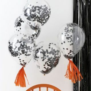 Balon Confetti Hitam