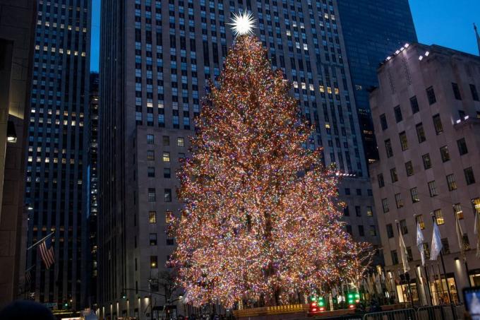 malam Natal di kota New York