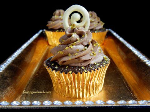 cupcake coklat sampanye