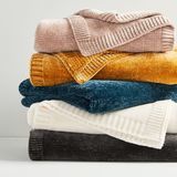 Luxe Chenille Throws