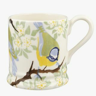 Blossom & Blue Tits Mug 12 Pint