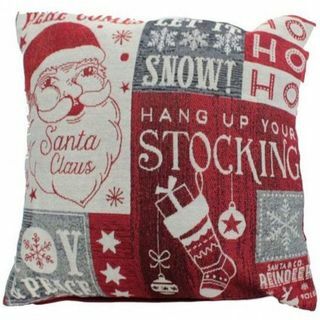 Closs & Hamblin Christmas Ho Ho Ho Bantal Isi 43 x 43cm