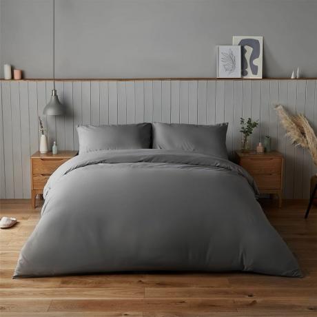 Silentnight Supersoft Collection Charcoal Duvet Cover Set