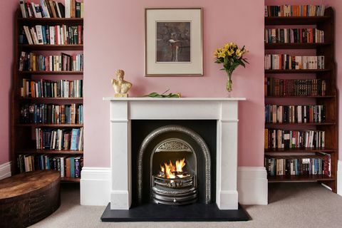 The Old Cinema Flat Victorian Marble Fireplace