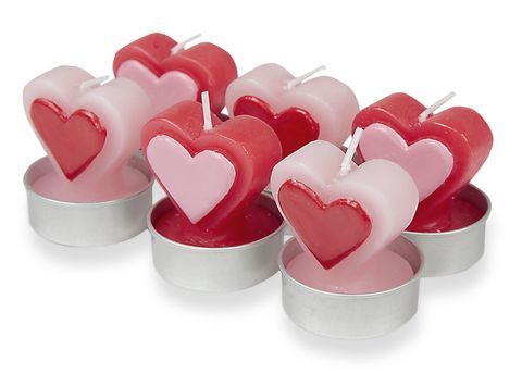 Laura Ashley Set dari Six Heart Tealights £ 16