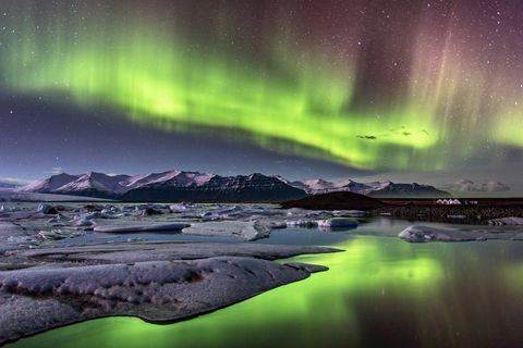 Aurora Borealis di Islandia