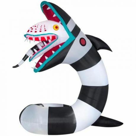 9.5 'Pre-Lit Inflatable Animated Beetlejuice Sandworm