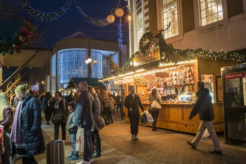 Pasar Natal Kingston di Kingston upon Thames, London