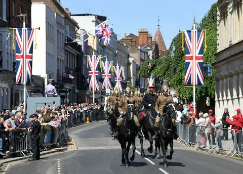 Latihan prosesi kereta Royal Wedding berlangsung pada 17 Mei 2018 di Windsor, Inggris