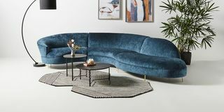 Grace Serpentine Tiga Bagian Sectional