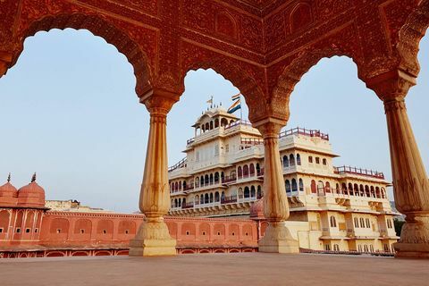 Buku kerajaan City Palace di Jaipur di mana Putri Diana mengunjungi