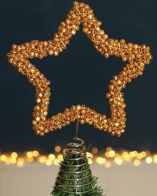 Jingle Bell Star Tree Topper