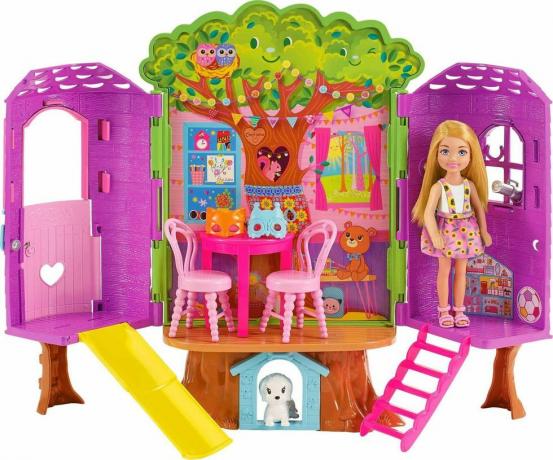 Chelsea Barbie Doll dan Treehouse Playset