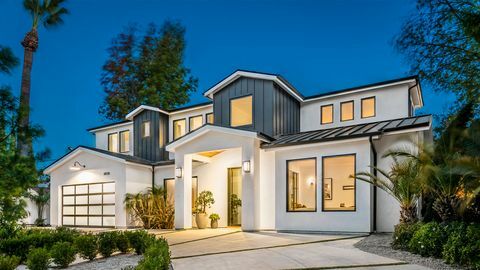 rumah di los angeles dengan eksterior rumah pertanian modern