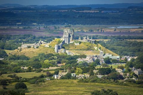 Kastil Corfe - Dorset