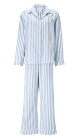 John Lewis & Partners Luna Stripe Cotton Pajama Set