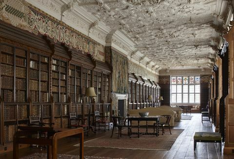 perpustakaan di aula berkedip, norfolk