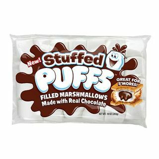 Puff Cokelat diisi Marshmallow