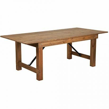 Flash Furniture Rustic Folding Farm Table