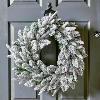 50cm Snow Wreath PE PVC