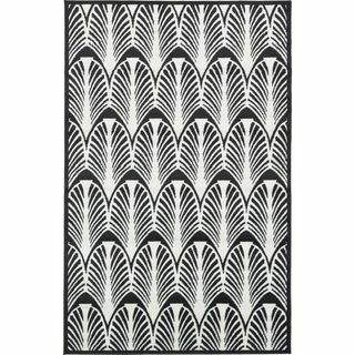 Rug Area Black / Ivory Sidney