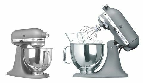 Mixer abu-abu KitchenAid matte dari Lakeland