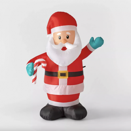 Santa dengan Candy Cane Inflatable