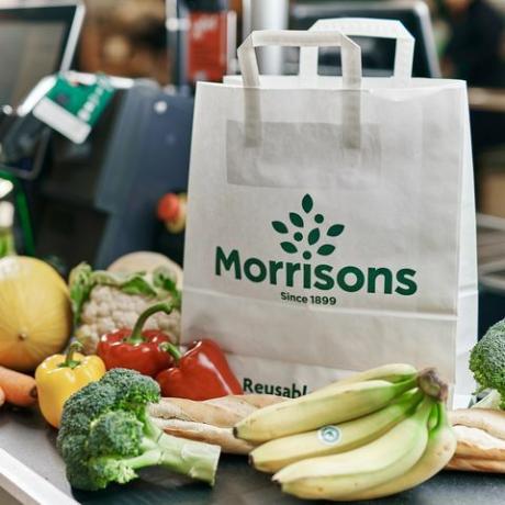 tas kertas yang dapat digunakan kembali - morrisons memperkenalkan kami tas pembawa kertas gaya dalam upaya untuk mengurangi penggunaan plastik